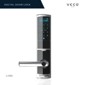 Veco ดิจิตอลล็อค แบบสัมผัสรุ่น L1330 สี CR Digital door lock ราคา 12,990