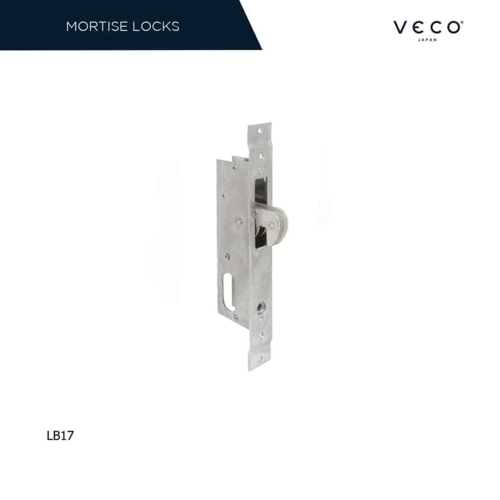 MORTISE LOCK FOR SLIDING DOOR LB17 VECO ผู้ผลิต กลอนประตู, ดิจิตอล